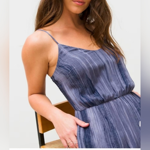 Soma Weekend Rayon Romper / Jumpsuit with built in Removable pad bra Sz MED - Picture 4 of 10